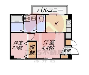エヌエムトラントヌフウエスト【1階】の間取り
