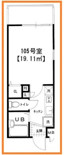 ティアラ梶ヶ谷弐番館【1階】の間取り