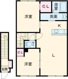 Stella Nova東川【2階】の間取り