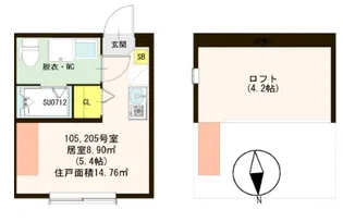 リンク北小岩【1階】の間取り
