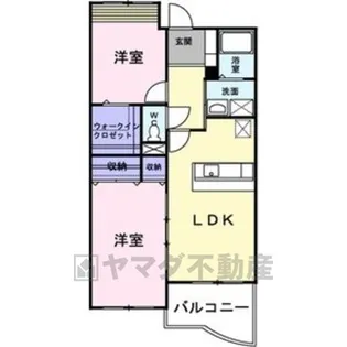 プラシード【2階】の間取り