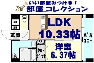 ジュピター【7階】の間取り