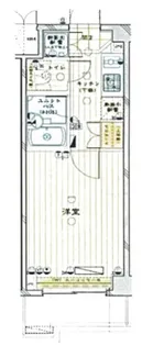 ルーブル中落合【6階】の間取り