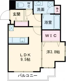 オザリア葛西I【2階】の間取り