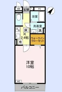 パレルモ【1階】の間取り