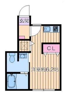 ラメール飯田橋【1階】の間取り