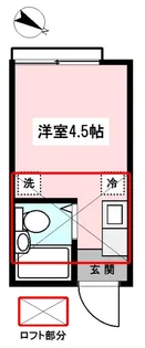 ヴェルジェ滝頭【1階】の間取り