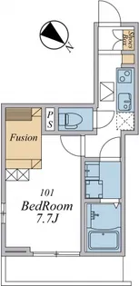 ウィンドテラス八千代台北II【1階】の間取り