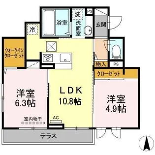 Chloris【3階】の間取り