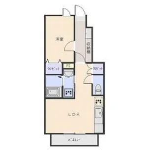 アークトゥルスA【1階】の間取り