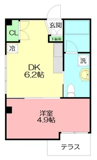 ヴィラ オペラ【1階】の間取り