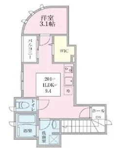 メゾンドトヨタ【2階】の間取り