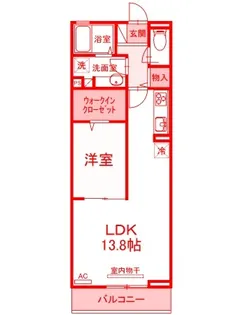 クレール.K【3階】の間取り