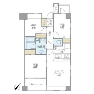 エーデルブルク【3階】の間取り