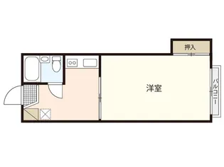 ウィング牛田【2階】の間取り