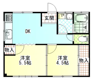 杉山マンション【2階】の間取り