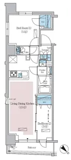 東京都中央区日本橋横山町【マンション】の間取り