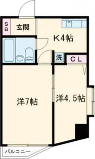 ベルメゾン田園調布【3階】の間取り