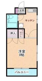 第一スターハイツ【5階】の間取り