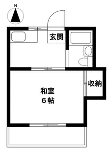 コーポみどり【2階】の間取り