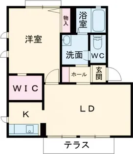 ベル・グラース【1階】の間取り