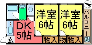 しゅんせいハイツ2【1階】の間取り