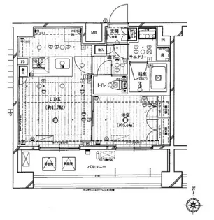 東京都品川区南大井2【マンション】の間取り