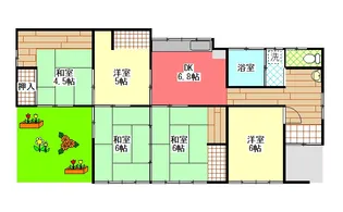 静岡県静岡市清水区蒲原1【一戸建】の間取り