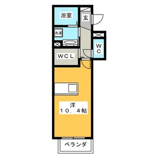 ミュール 鴻【2階】の間取り