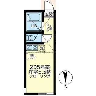ユナイト白楽ペルセウスの杜【2階】の間取り