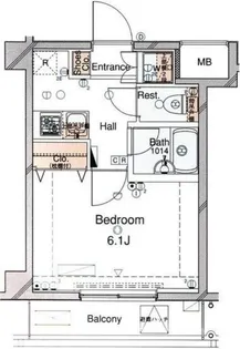 東京都北区東十条5【マンション】の間取り