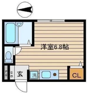 東京都中野区本町3【マンション】の間取り