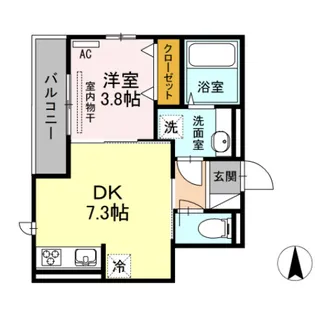 Aoiパレス【2階】の間取り