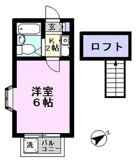 ジュネパレス柏第17【2階】の間取り