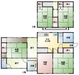 埼玉県坂戸市三光町【一戸建】の間取り