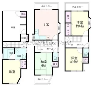 神奈川県横浜市港北区小机町【一戸建】の間取り