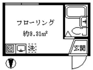 東京都杉並区阿佐谷南2【アパート】の間取り