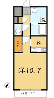 エスペランサII【3階】の間取り