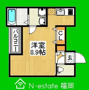 福岡県福岡市早良区室見2【マンション】の間取り