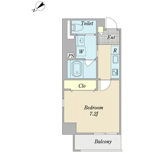 ラピス南幸【3階】の間取り