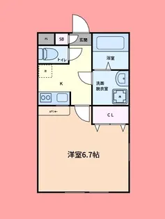 グレンディール【1階】の間取り