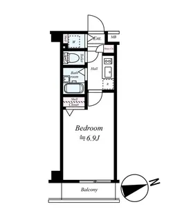 ジェネラルアパートメント常盤台【2階】の間取り