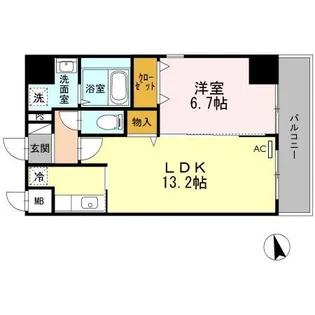 Grand・reve【8階】の間取り