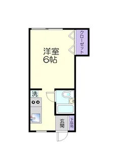 Fハイツ【1階】の間取り