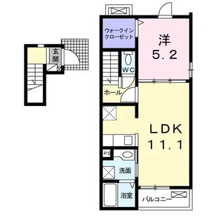 オウルガーデン【2階】の間取り