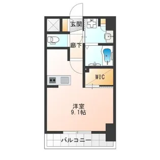 SOFIA住吉大社【9階】の間取り
