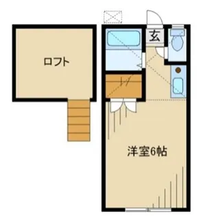 クロノス国分寺【1階】の間取り