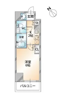 KDXレジデンス西船橋【9階】の間取り