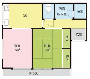 メゾン由氣【2階】の間取り