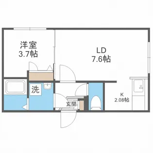 Orfesta S8【3階】の間取り